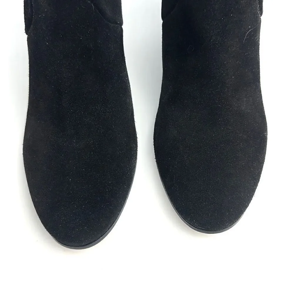 NWOB NEW Golden Goose MILK Black Suede Leather Ankle Cowboy Booties EUR 38 US 8